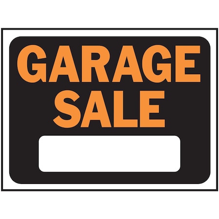 Hy-Ko Garage Sale Sign 8.5" x 12.5", 10PK A03023